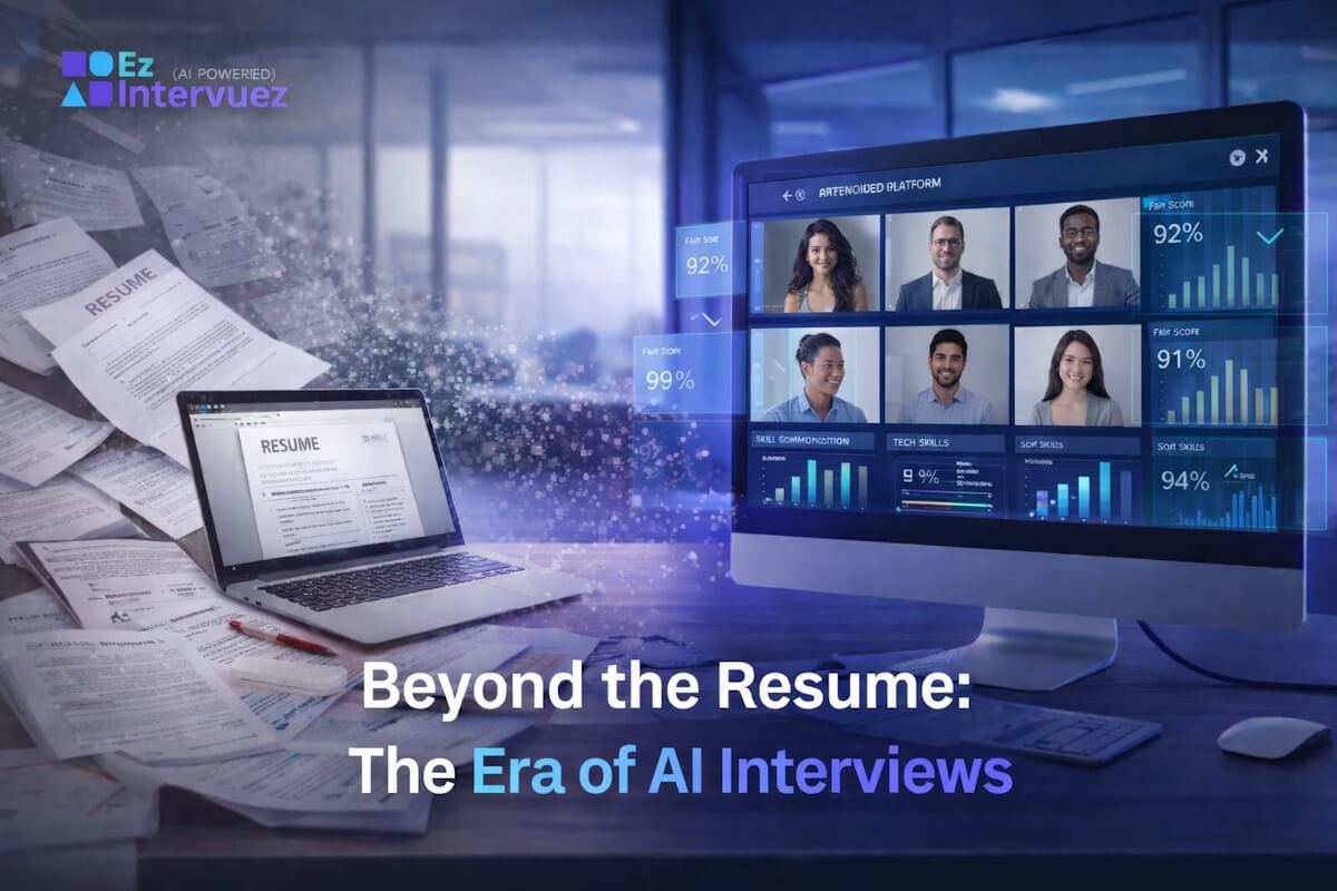 AI interview platforms replacing resumes