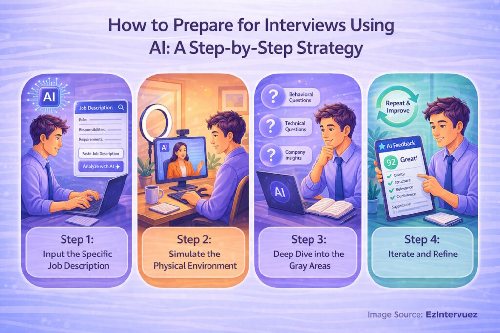 How to Prepare for Interviews Using AI: A Step-by-Step Strategy